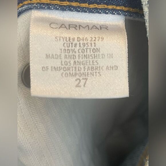 16. Carmar Portia Polaris distressed ripped Jeans 27 - Picture 7 of 10